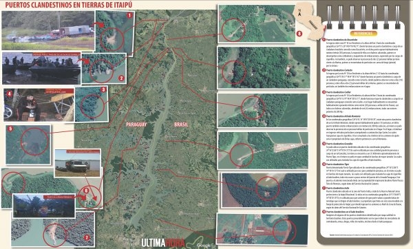 Reportagem aponta mais de 250 portos clandestinos no Rio Paraná entre Foz do Iguaçu e Guaíra