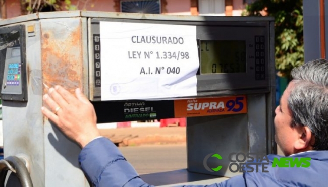 Prefeitura de Cidade de Leste lacra bombas de gasolina irregulares