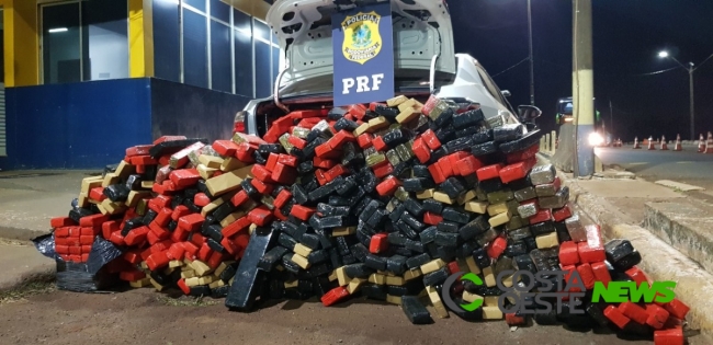 PRF e Polícia Civil apreendem quase 710 quilos de maconha em Santa Terezinha de Itaipu 