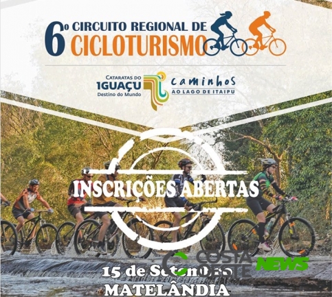 ??ltima etapa do 6º Circuito Regional de Cicloturismo será dia 15 de setembro em Matelândia 