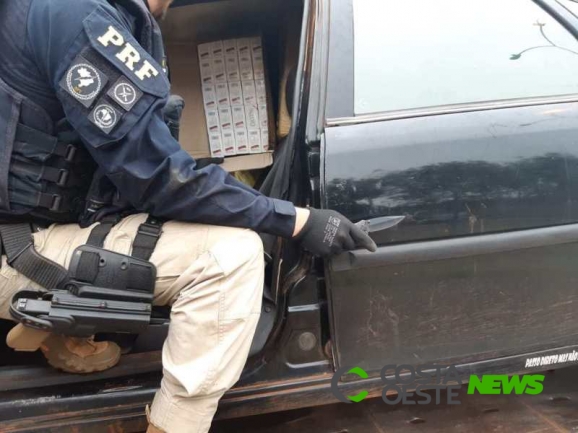 Após tentativa de fuga, PRF prende contrabandista na BR-163 em Terra Roxa; assista