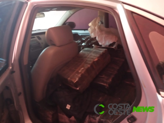 Homens são presos em motel de Guaíra com 300 kg de maconha, contrabando e veículos furtados