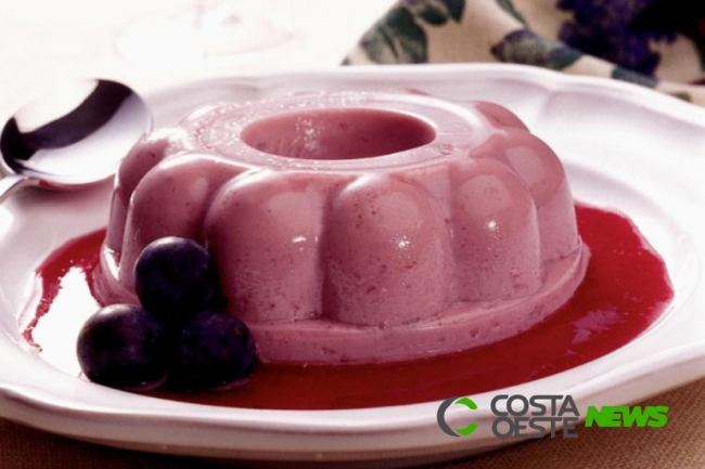 Mousse de uva geladinho