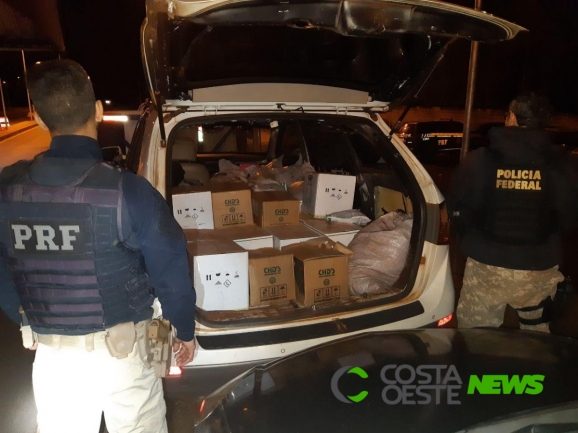 Em operação conjunta, PRF e PF apreendem 600 quilos de agrotóxicos