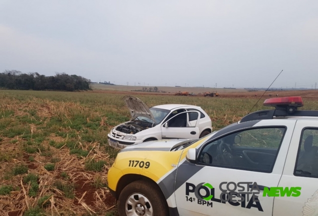 Polícia Militar de São Miguel do Iguaçu recupera veículo roubado