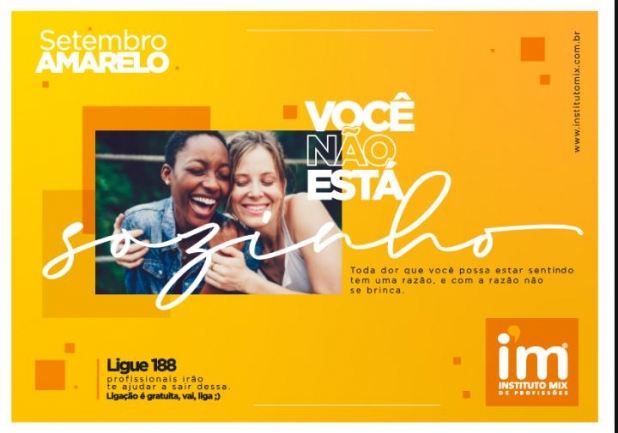 Instituto Mix promove palestras de prevenção ao suicídio