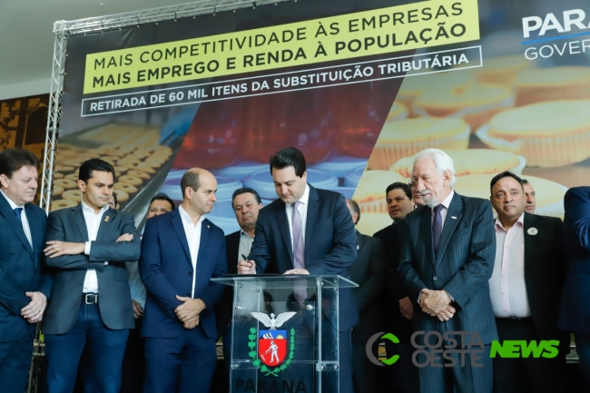 Paraná retira 60 mil itens do regime de Substituição Tributária