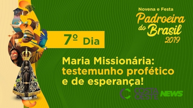 Paróquia Nossa Senhora Aparecida de Itaipulândia se prepara para o sétimo dia de novena que acontece hoje (09)