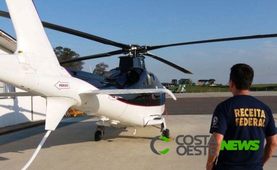 Receita Federal apreende helicóptero de R$ 23 milhões no Paraná