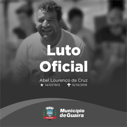 Município de Guaíra decreta luto oficial pelo falecimento de Abel Lourenço da Cruz