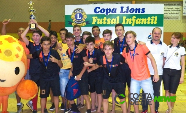 Copa Lions de Futsal Infantil inicia dia 14 de novembro em São Miguel 