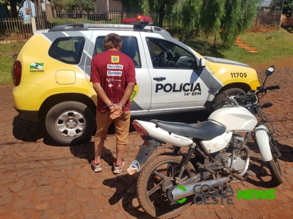 Em abordagem, PM cumpre mandado de prisão em São Miguel do Iguaçu