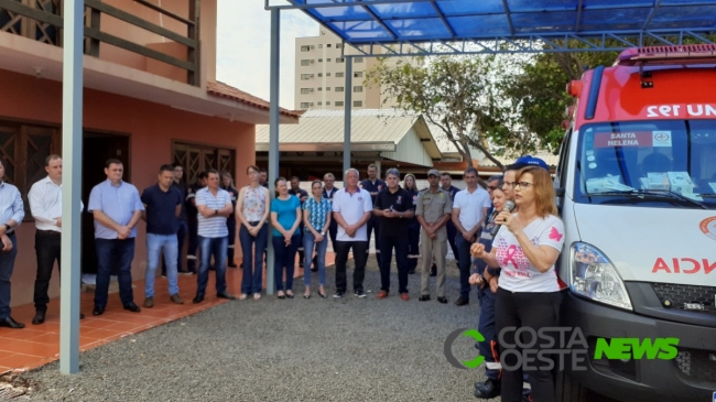 Inaugurada em Santa Helena a Base Avançada do Samu