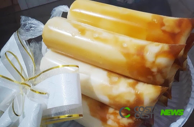 Geladinho gourmet de pudim