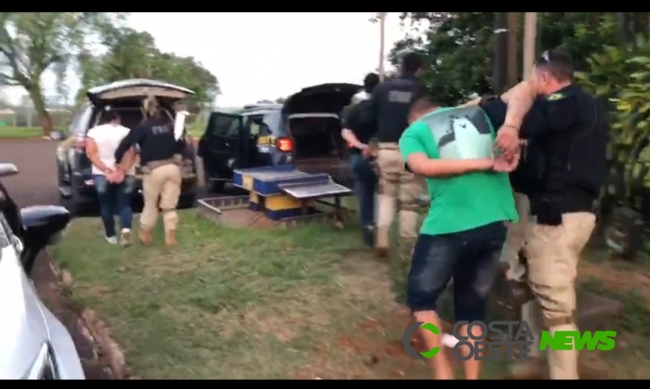 Quadrilha assalta residência em São Miguel do Iguaçu e acaba presa pela PRF