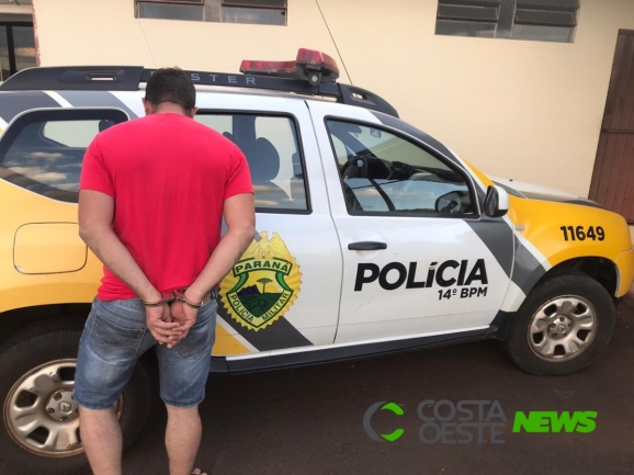 Polícia Militar de Missal prende homem com mandado de prisão aberto