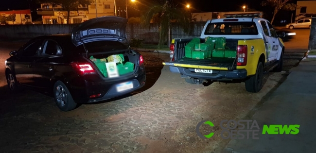 Homens são presos com mais de 300 kg de maconha em Medianeira 