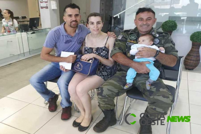 Sargento da Polícia Ambiental que comandou o posto em Santa Helena salva bebê de três