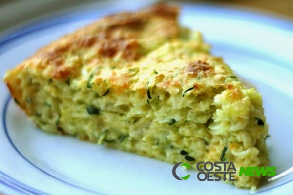 Torta de abobrinha verde