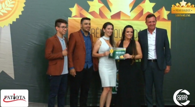 Rádio Costa Oeste 93.3 FM conquista o Prêmio Qualidade Santa Helena 2019