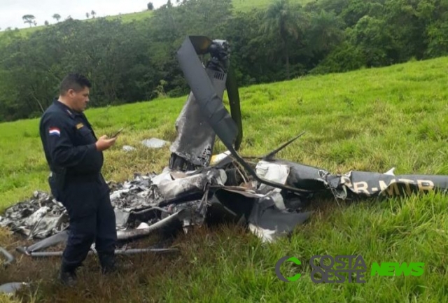Paranaense morre em queda suspeita de helicóptero no Paraguai