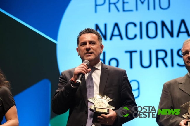 Secretário de Turismo de Foz do Iguaçu, Gilmar Piolla, conquista Prêmio Nacional do Turismo 2019
