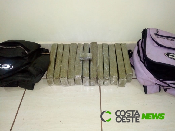 Mulher é presa com mais de 11 kg de maconha em ônibus de linha