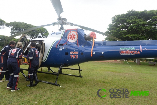 Trote faz helicóptero do Samu voar 85 km no Paraná