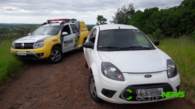 Polícia Militar de Santa Helena recupera veículo levado durante assalto no ano de 2018 em Missal