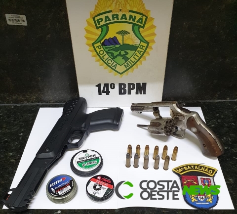 Homem é preso por violência doméstica e porte irregular de arma de fogo 