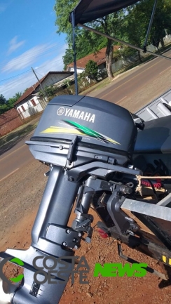 Motor de embarcação é furtado durante a madrugada em Santa Helena; dono oferece recompensa