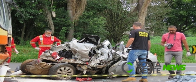 Divulgada identidade de família iguaçuense morta em acidente na BR-277