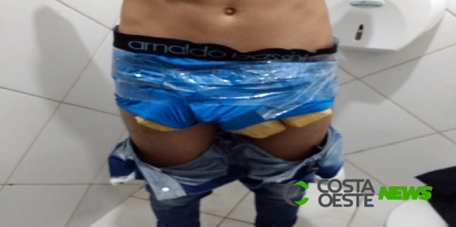 Homem é preso com mais de 700 gramas de cocaína escondidos na cueca em Céu Azul
