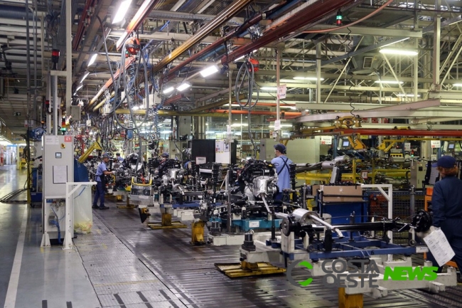 Paraná lidera na produção industrial no ano de 2019