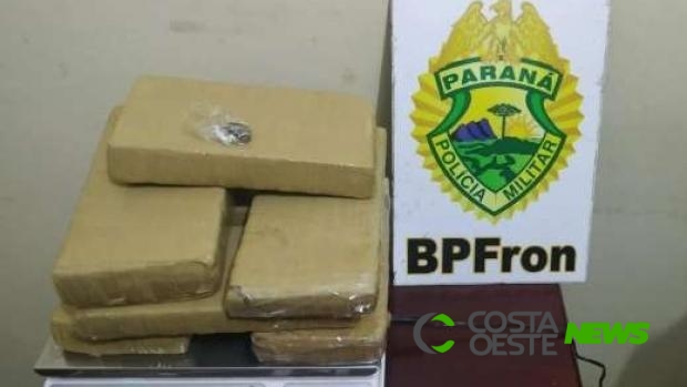 Homem que adquiriu droga em Santa Helena é preso pelo BPFron na BR 163