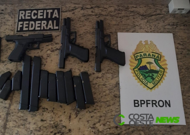 Mulher é presa com três armas de fogo e carregadores em Céu Azul
