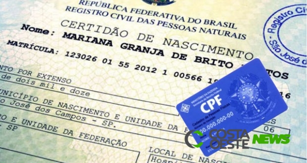 Cartórios emitem CPF gratuitamente junto com Certidões de Nascimento