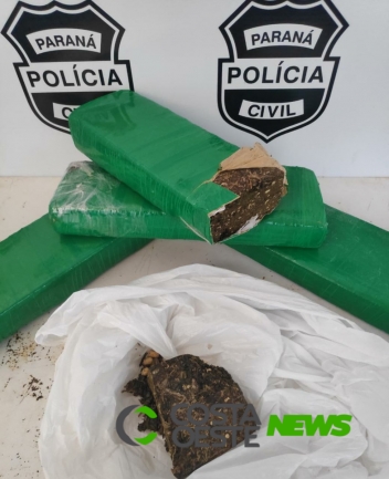 Jovem de 21 anos é preso pela Polícia Civil com maconha no Balneário de Santa Helena