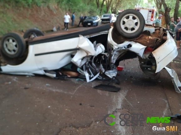 Acidente na PR 497 deixa um morto e um ferido em São Miguel do Iguaçu