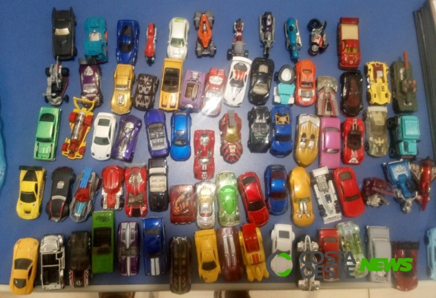 Polícia Militar procura proprietário de brinquedos encontrados durante abordagem em Santa Helena