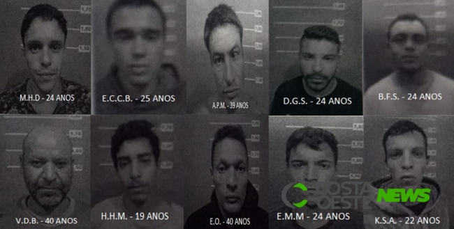 12 presos fogem da Cadeia Pública de Cascavel
