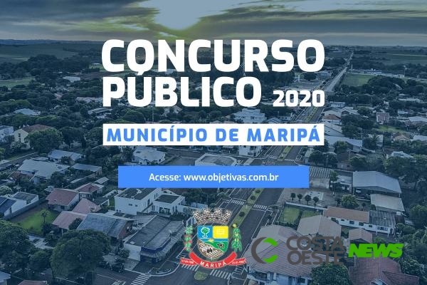 Inscrições para o concurso público de Maripá seguem até 2 de março