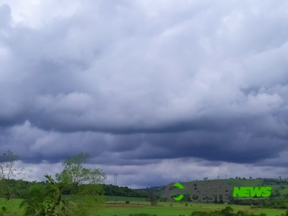Inmet e Defesa Civil alertam para temporais e granizo na região Oeste