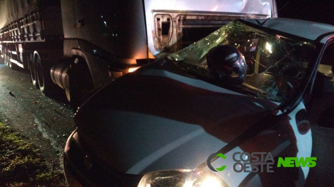 Grave acidente é registrado na BR-163 entre Guaíra e Mercedes; vídeo
