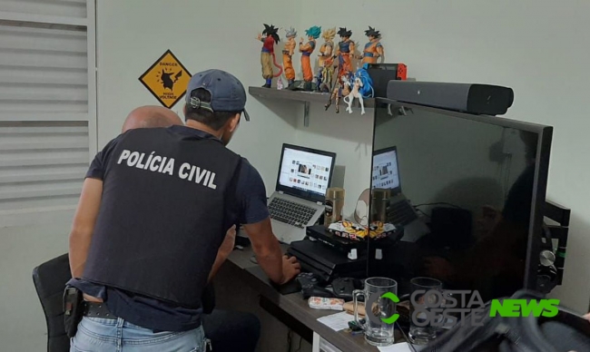 Pornografia infantil: Policiais cumprem mandados em Santa Terezinha; Operação acontece em 5 países