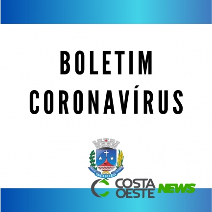 Saúde atualiza boletim do coronavírus em Santa Helena