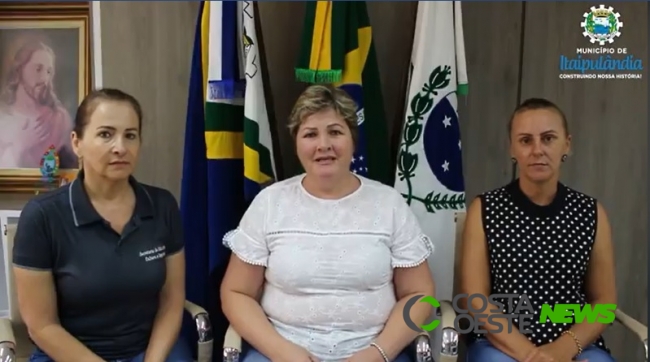 Itaipulândia suspende aulas na rede municipal de ensino a partir de quinta-feira (19)