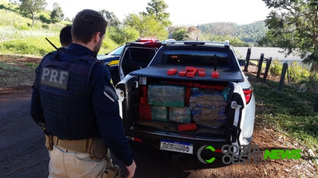 Após fuga, PRF prende homem com meia tonelada de maconha em Céu Azul 