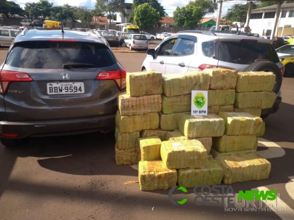 Veículo com maconha que saiu de distrito de Santa Helena é apreendido em Pato Bragado