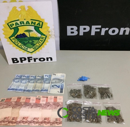 BPFron estoura ???boca de fumo??? e duas pessoas são presas